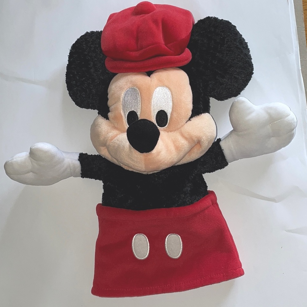 Mickey and Minnie hand puppets